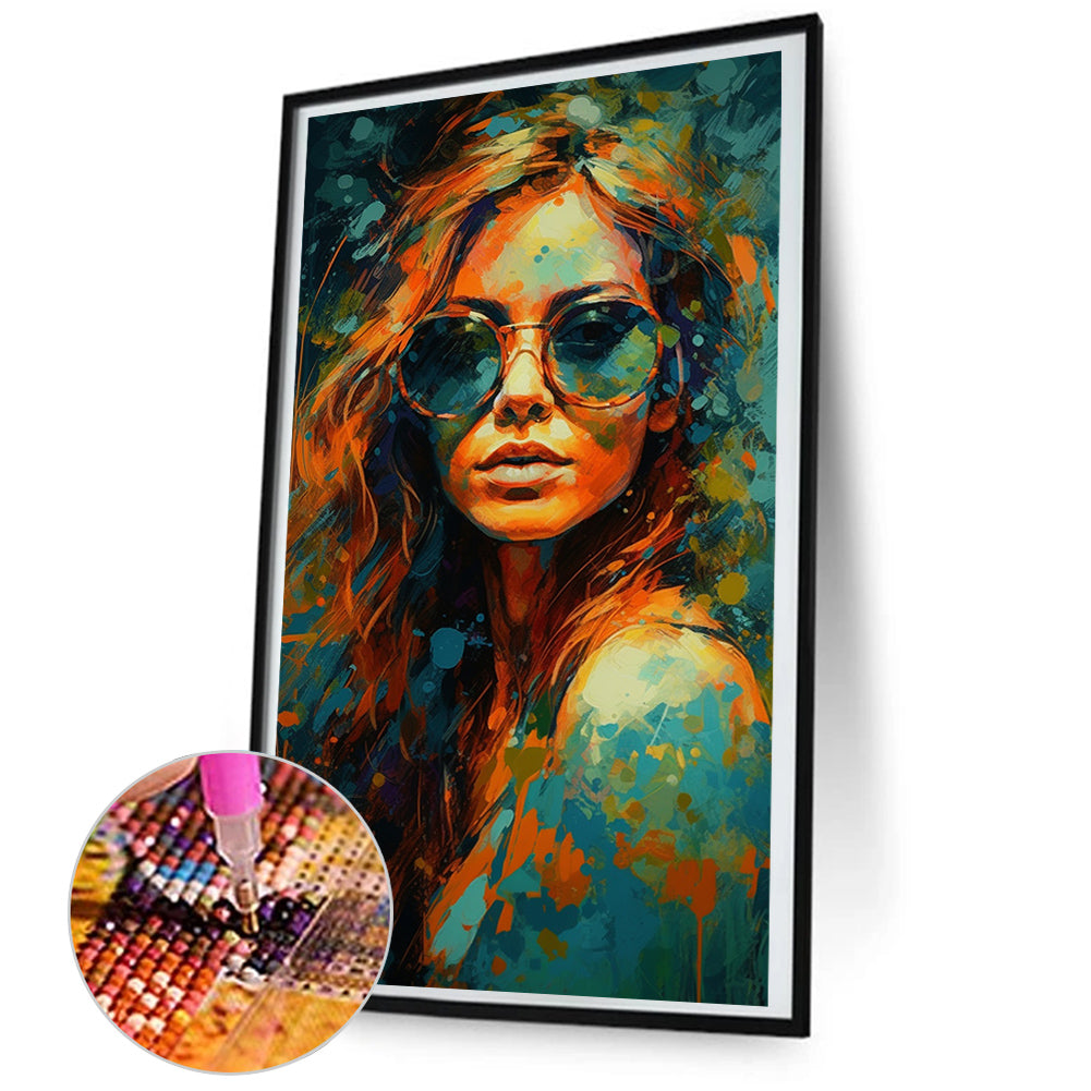 Woman - Full Round Drill Diamond Painting 45*80CM