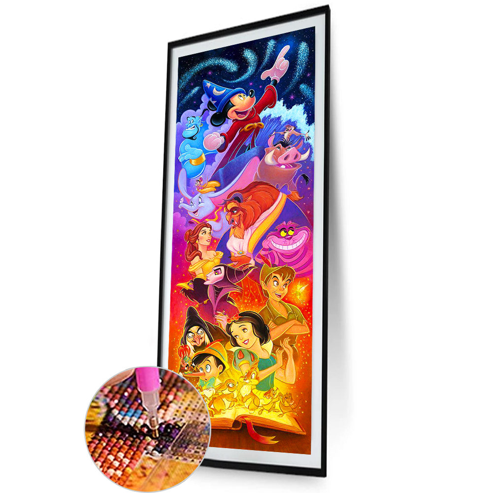 Disney Animation - Full Round Drill Diamond Painting 30*90CM