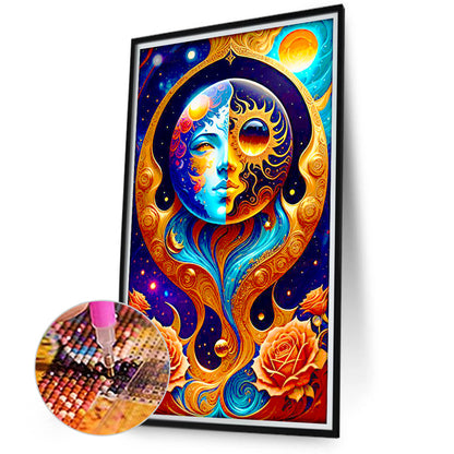 Sun God - Full Round Drill Diamond Painting 40*70CM