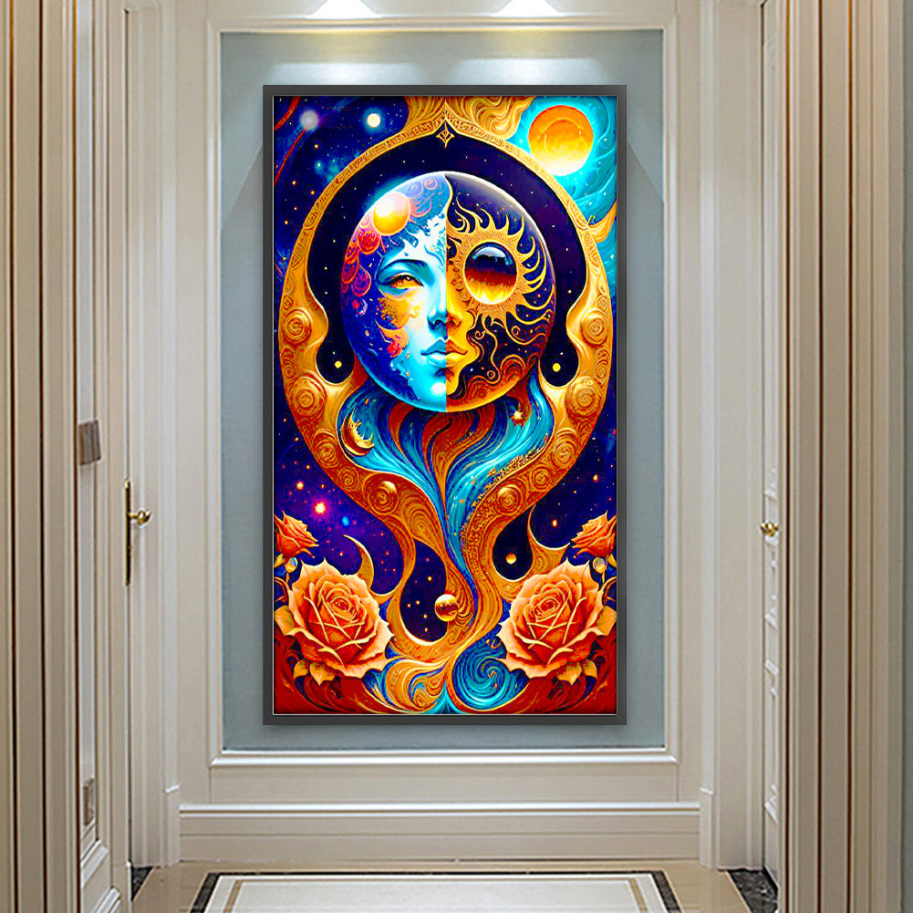 Sun God - Full Round Drill Diamond Painting 40*70CM