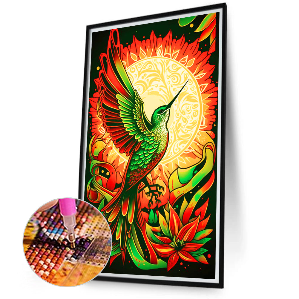 Hummingbird - Full Round Drill Diamond Painting 40*70CM