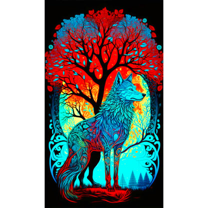 Wolf - Full Round Drill Diamond Painting 40*70CM