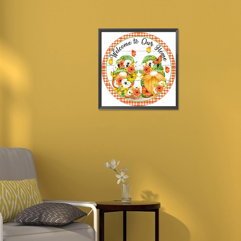 Lei Gnome - Full Round Drill Diamond Painting 30*30CM