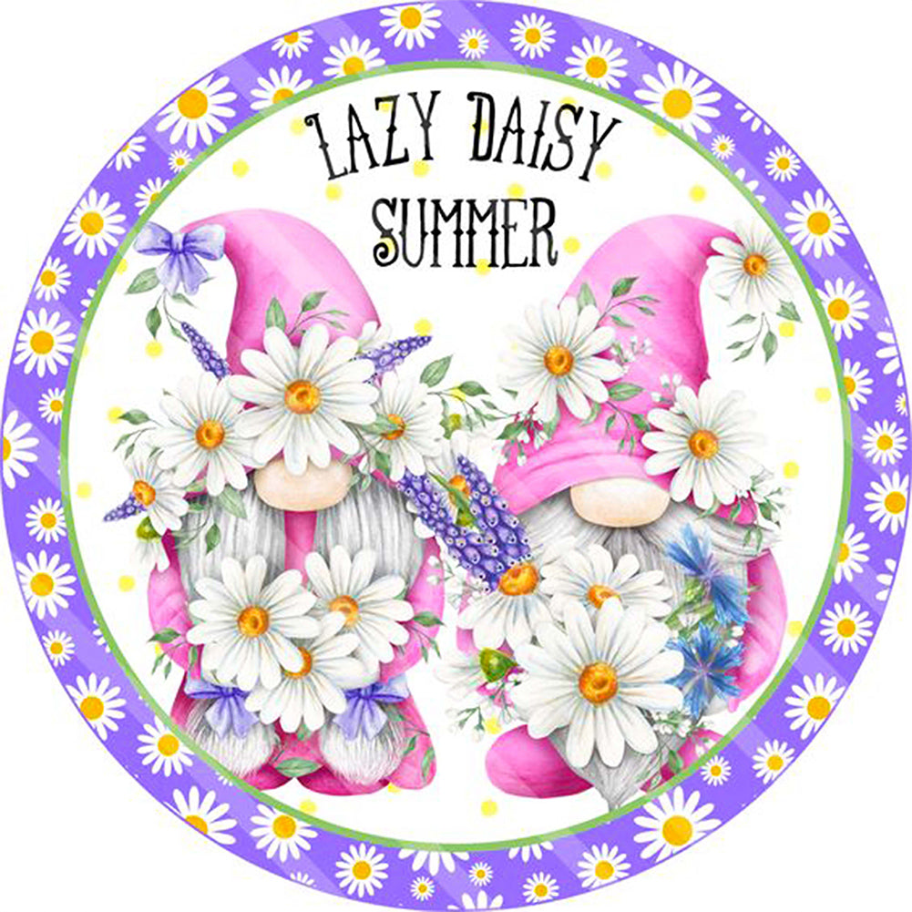 Lei Gnome - Full Round Drill Diamond Painting 30*30CM