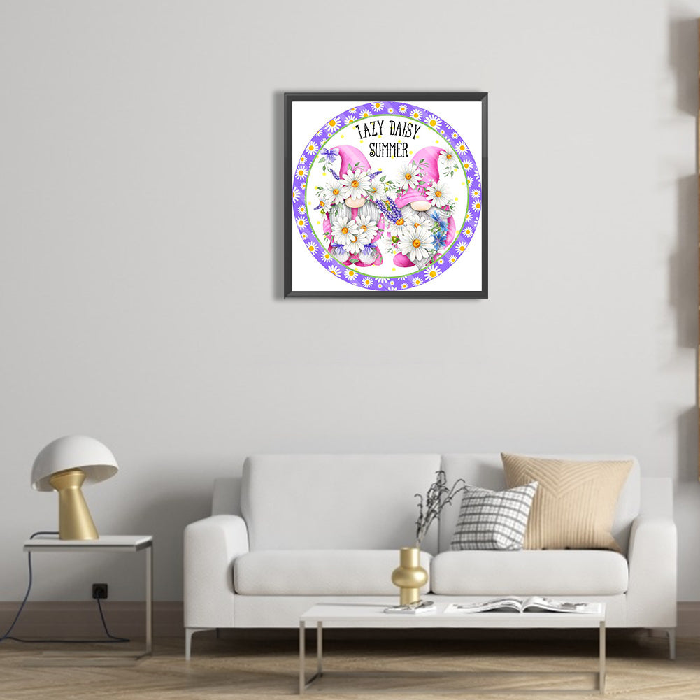 Lei Gnome - Full Round Drill Diamond Painting 30*30CM