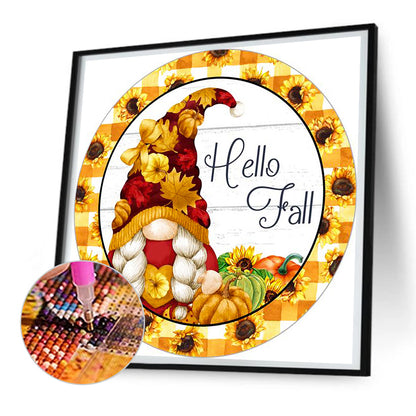 Lei Gnome - Full Round Drill Diamond Painting 30*30CM