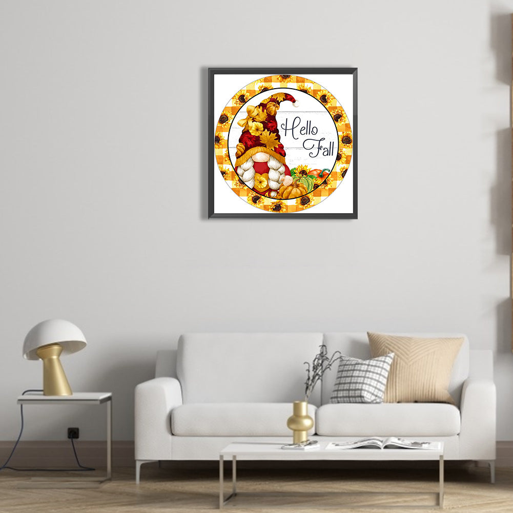 Lei Gnome - Full Round Drill Diamond Painting 30*30CM