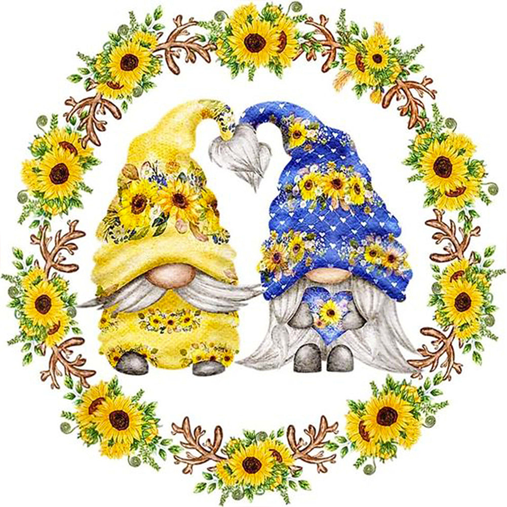 Lei Gnome - Full Round Drill Diamond Painting 30*30CM