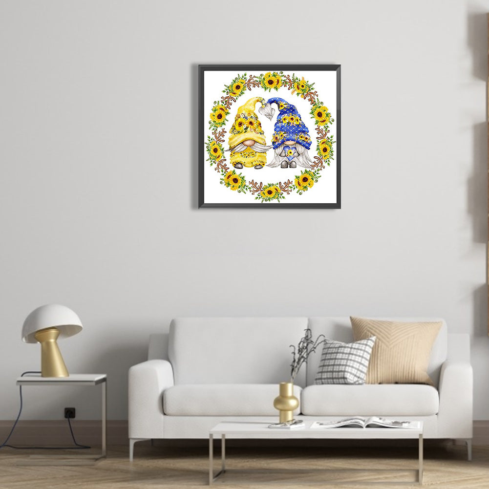 Lei Gnome - Full Round Drill Diamond Painting 30*30CM