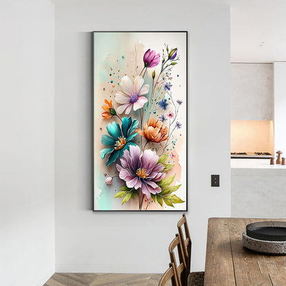 Watercolor Bouquet - Full Round Drill Diamond Painting 40*70CM