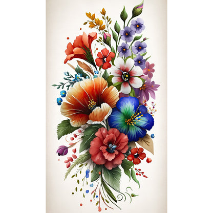 Watercolor Bouquet - Full Round Drill Diamond Painting 40*70CM