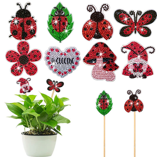 Diamond Art Kits Shining Diamond Decorative Accessories Vibrant Color for Crafts