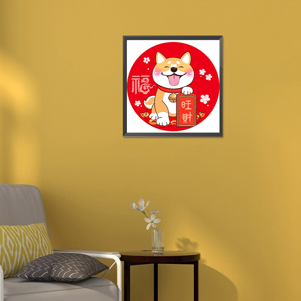 Lucky Cat - Full Round Drill Diamond Painting 30*30CM