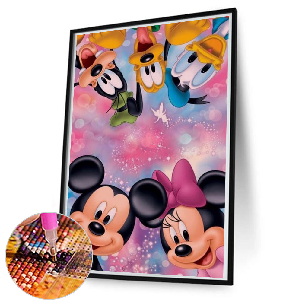 Mickey Mouse Squad - Full Round Drill Diamond Painting 50*80CM