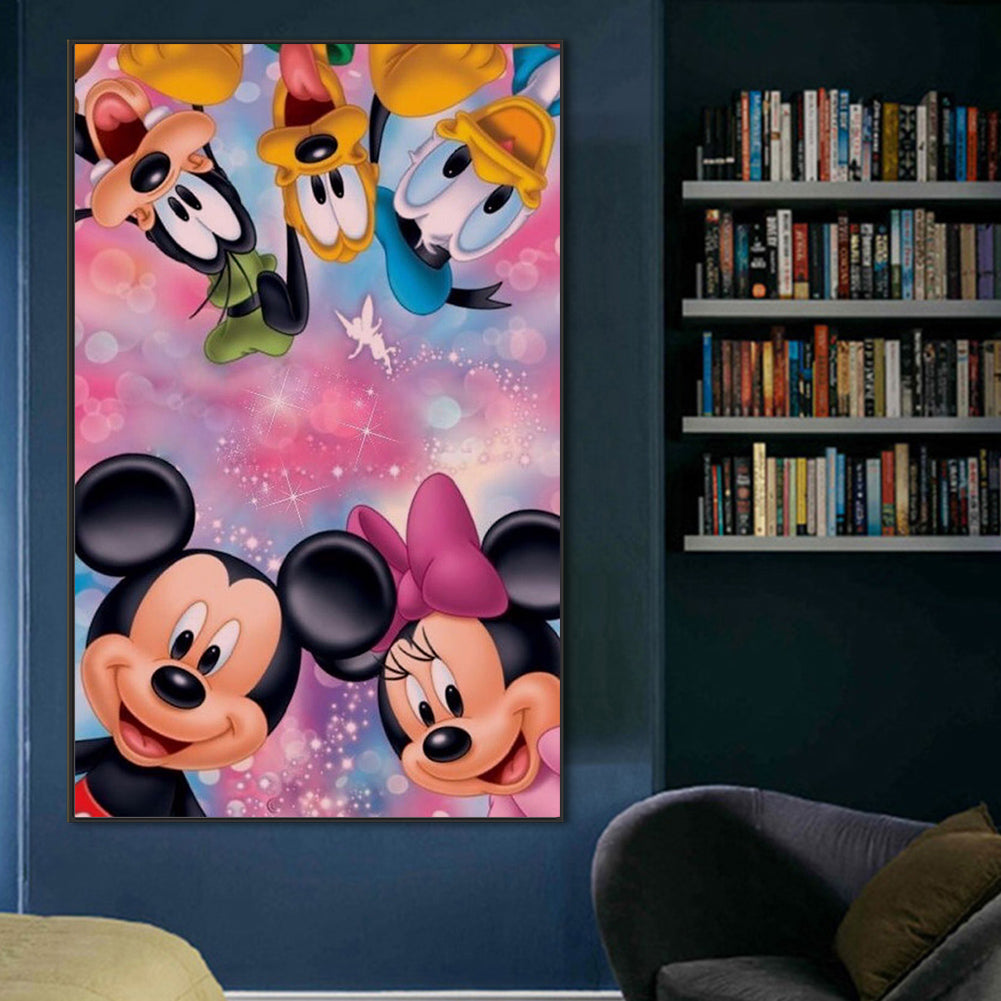 Mickey Mouse Squad - Full Round Drill Diamond Painting 50*80CM