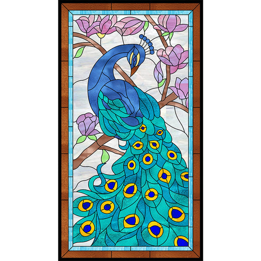 Peacock - Full Round Drill Diamond Painting 50*90CM