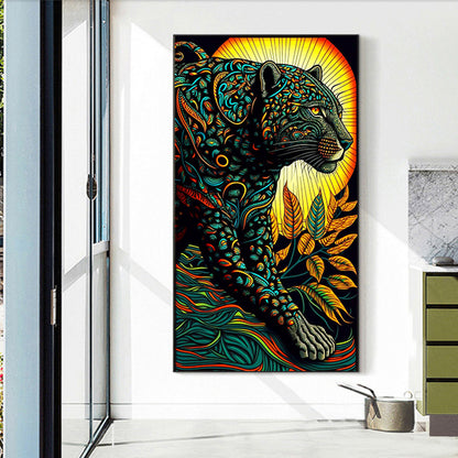 Color Leopard - Full Round Drill Diamond Painting 40*70CM