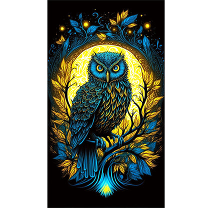 Color Owl - Full Round Drill Diamond Painting 40*70CM