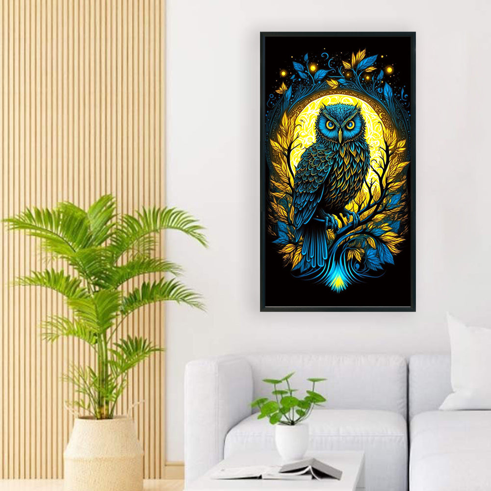 Color Owl - Full Round Drill Diamond Painting 40*70CM