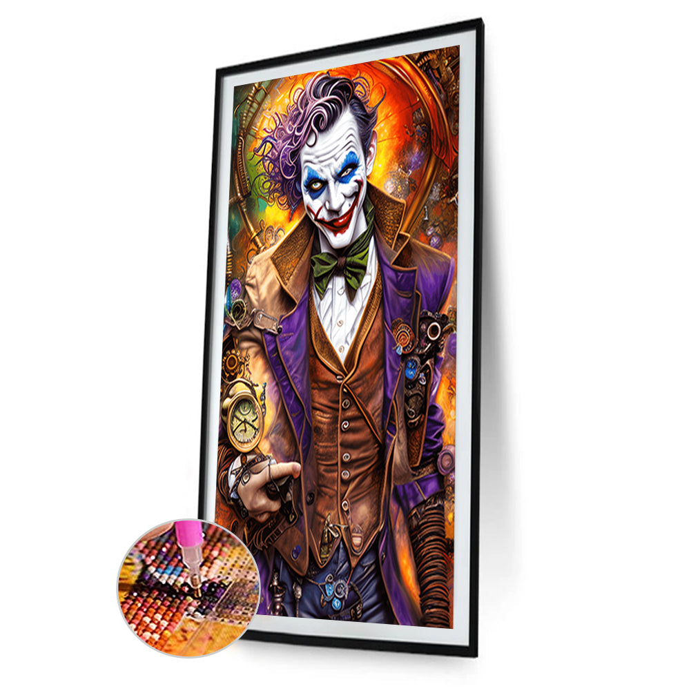 Clown - Full Round Drill Diamond Painting 40*70CM