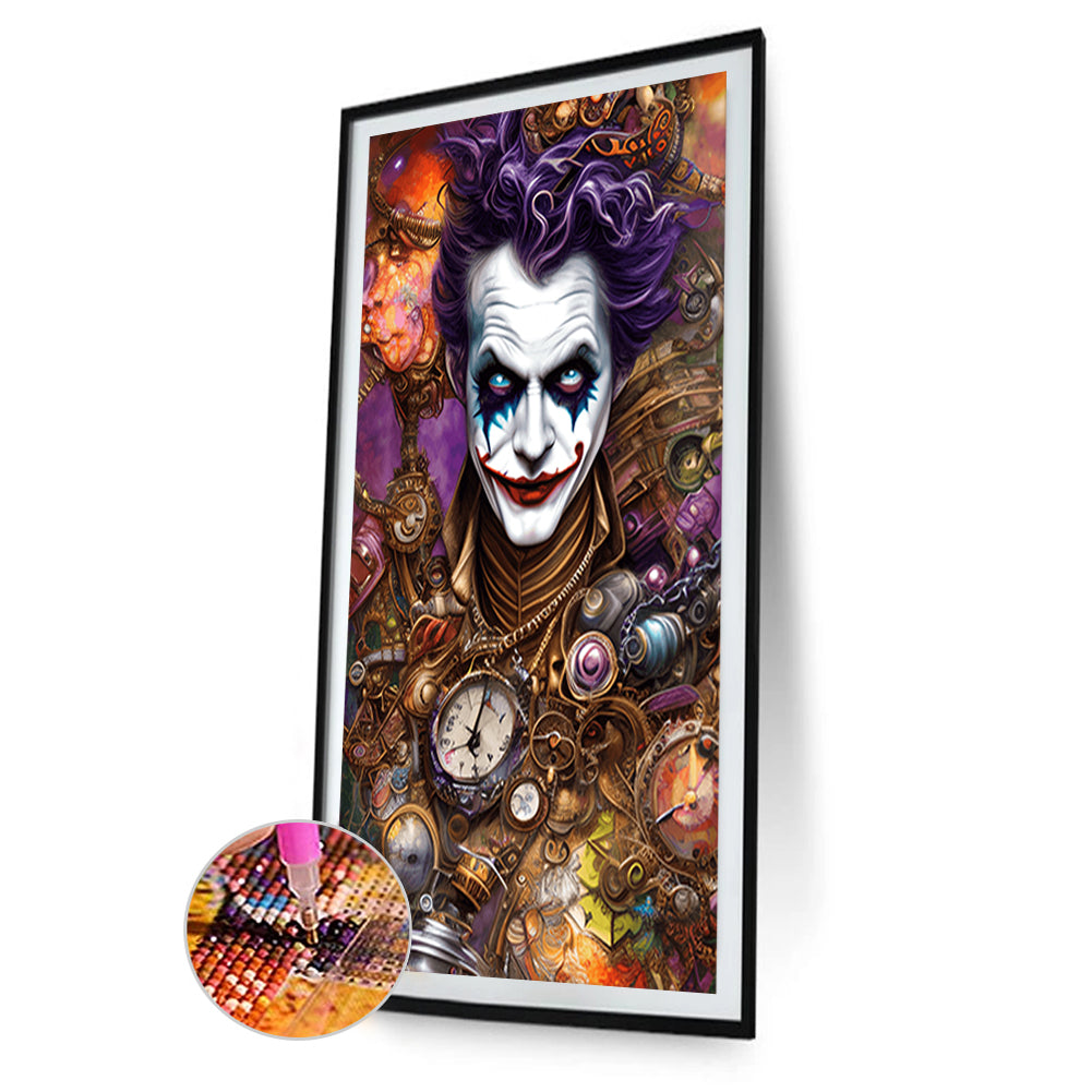Clown - Full Round Drill Diamond Painting 40*70CM