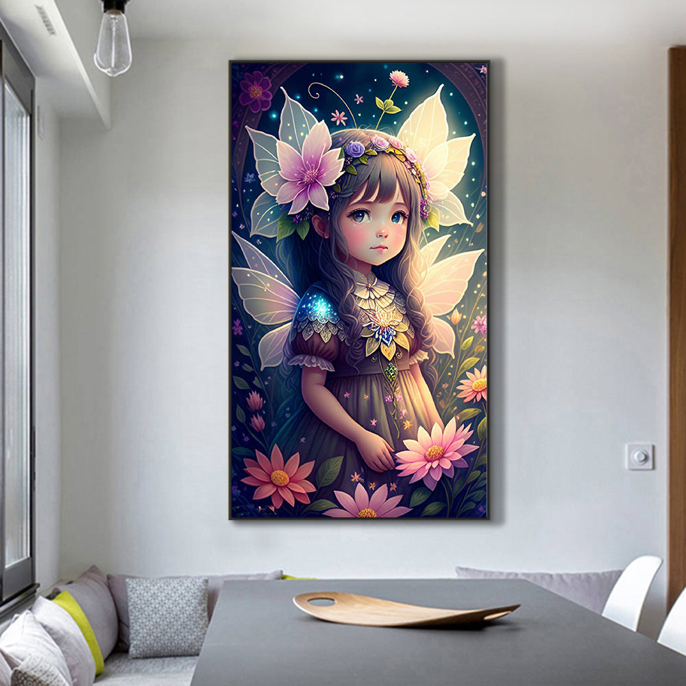 Elf Girl - Full Round Drill Diamond Painting 45*80CM