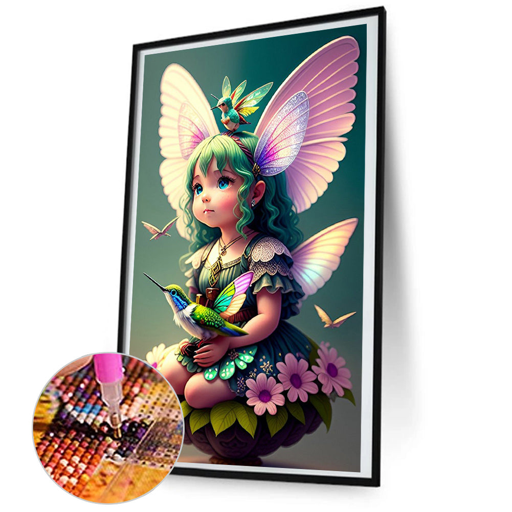 Elf Girl - Full Round Drill Diamond Painting 45*80CM