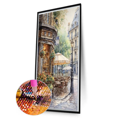 French Street Scene - Full Square Drill Diamond Painting 40*70CM