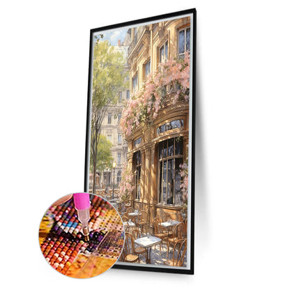 French Street Scene - Full Square Drill Diamond Painting 40*70CM