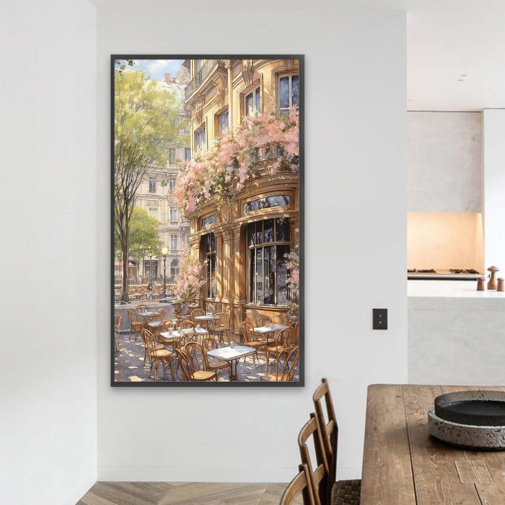 French Street Scene - Full Square Drill Diamond Painting 40*70CM