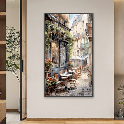 French Street Scene - Full Square Drill Diamond Painting 40*70CM