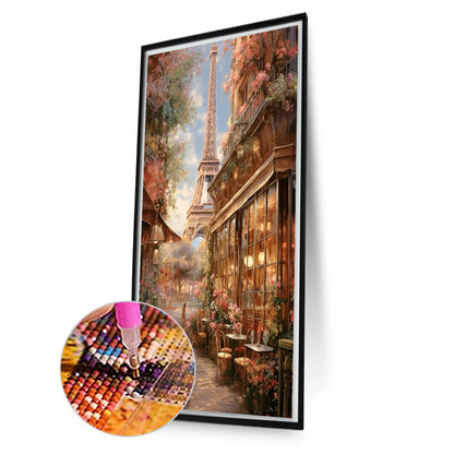 French Street Scene - Full Square Drill Diamond Painting 40*70CM