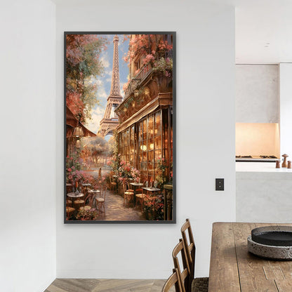 French Street Scene - Full Square Drill Diamond Painting 40*70CM