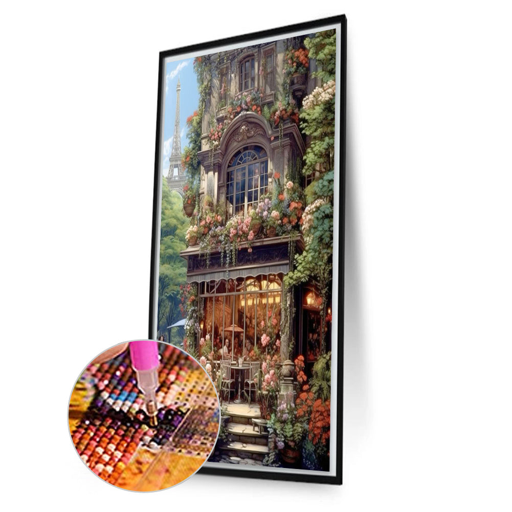 French Street Scene - Full Square Drill Diamond Painting 40*70CM