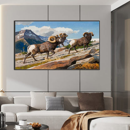 Field Cattle And Sheep - Full Square Drill Diamond Painting 70*40CM