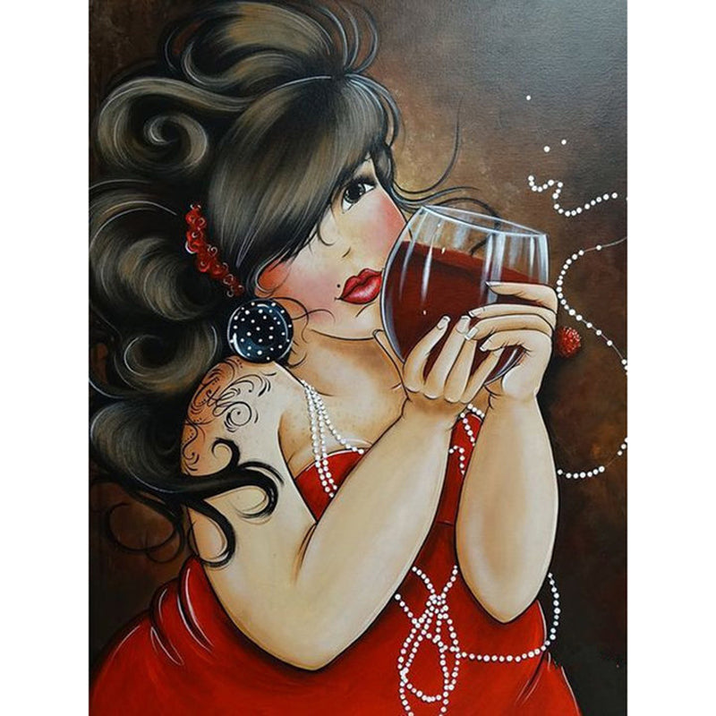 Fat Woman - Full Round Drill Diamond Painting 40*50CM
