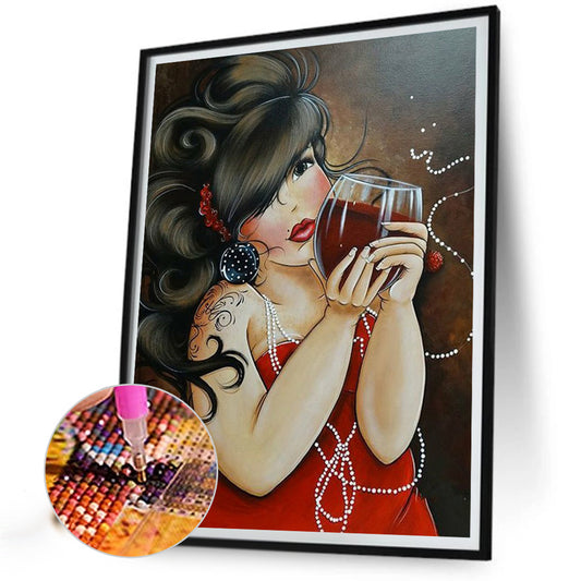 Fat Woman - Full Round Drill Diamond Painting 40*50CM