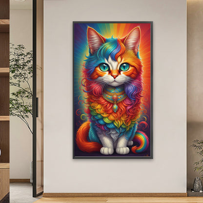 Color Kitten - Full Square Drill Diamond Painting 40*70CM