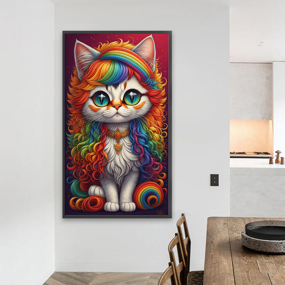 Color Kitten - Full Square Drill Diamond Painting 40*70CM