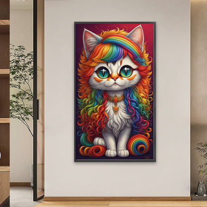 Color Kitten - Full Square Drill Diamond Painting 40*70CM