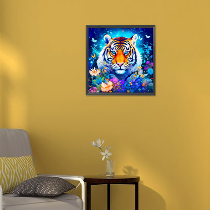 Majestic Tiger - Full Round Drill Diamond Painting 30*30CM