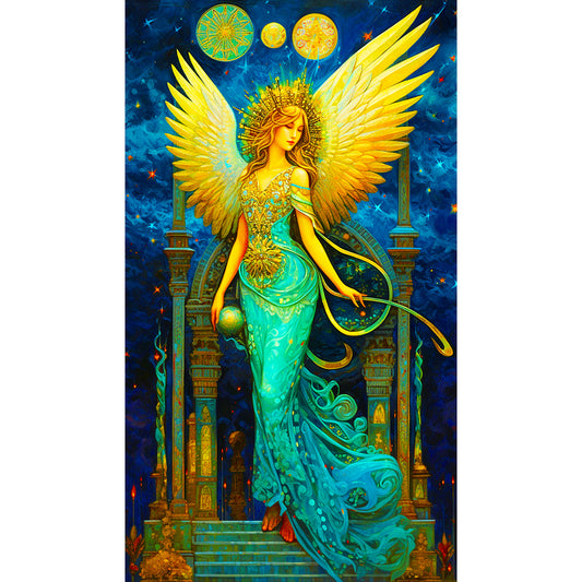 Greek Angel Girl - Full Round Drill Diamond Painting 40*70CM