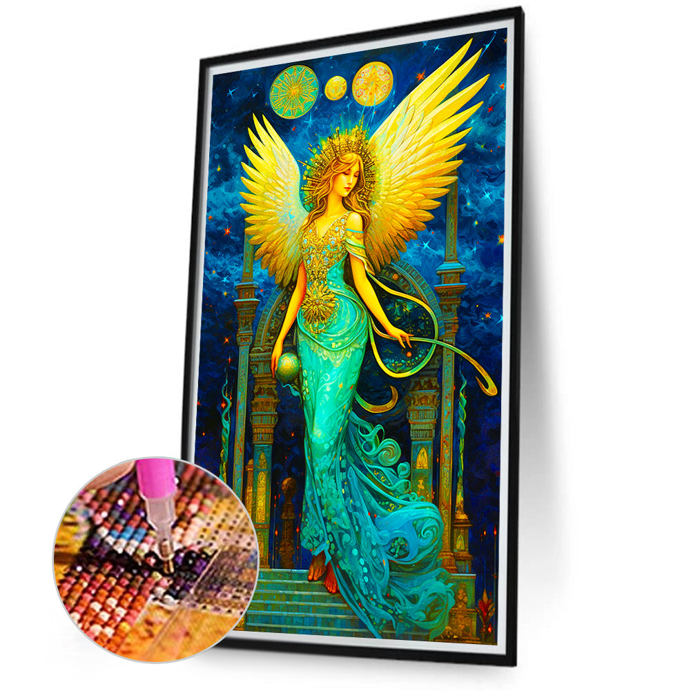 Greek Angel Girl - Full Round Drill Diamond Painting 40*70CM