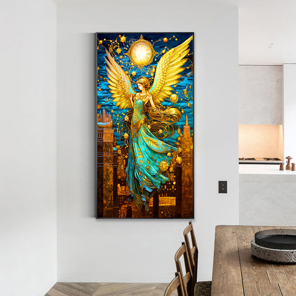 Drop Angel Girl - Full Round Drill Diamond Painting 40*70CM