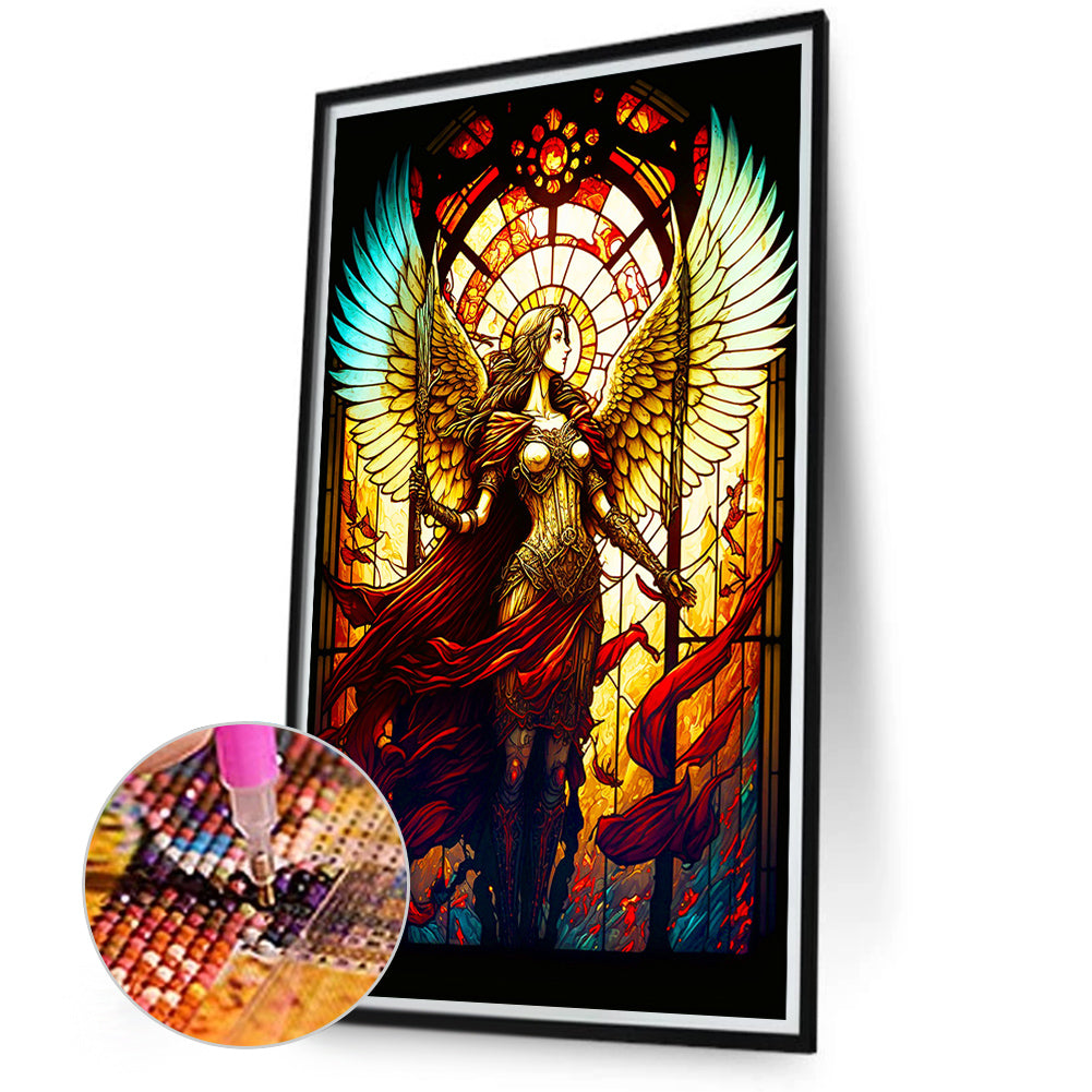 Ares Angel Girl - Full Round Drill Diamond Painting 40*70CM