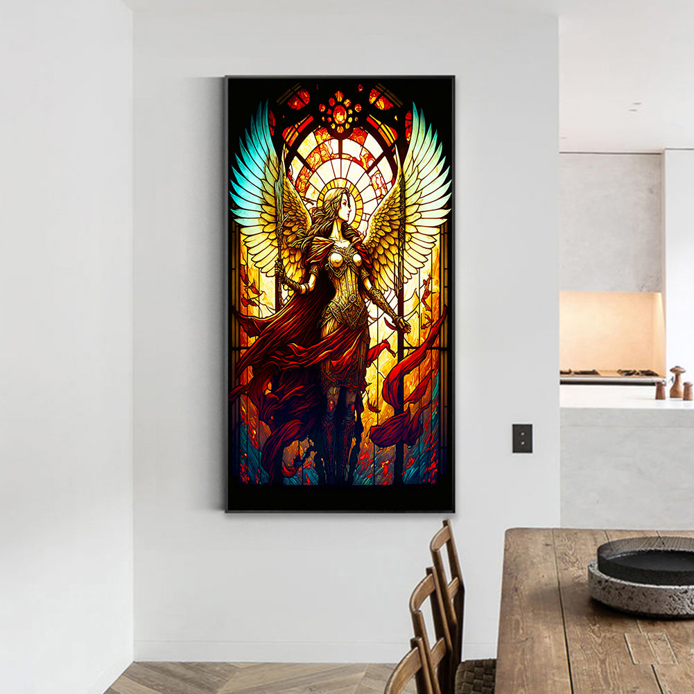 Ares Angel Girl - Full Round Drill Diamond Painting 40*70CM