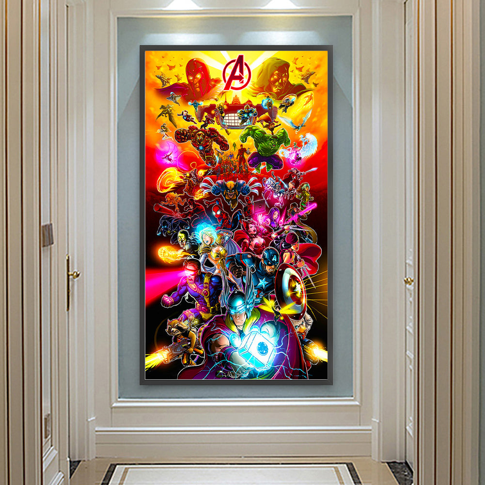 Marvel - Full Round Drill Diamond Painting 40*70CM