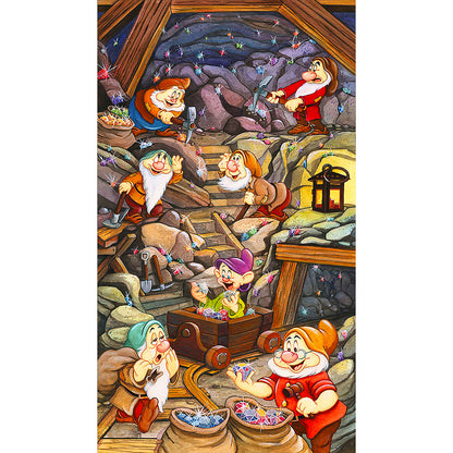 Seven Dwarfs - Full Round Drill Diamond Painting 40*70CM