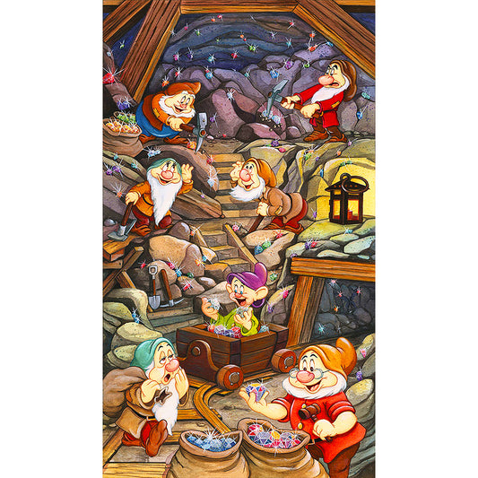 Seven Dwarfs - Full Round Drill Diamond Painting 40*70CM