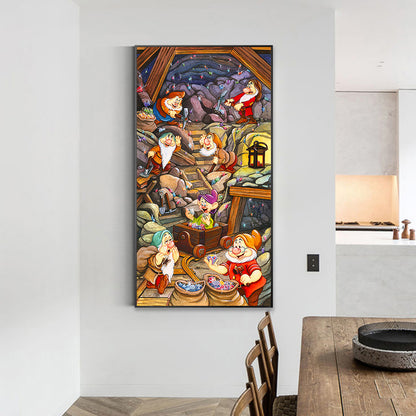 Seven Dwarfs - Full Round Drill Diamond Painting 40*70CM